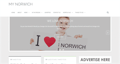 Desktop Screenshot of mynorwich.co.uk